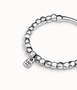 Bracciale UNOde50 placcato argento Sterling con elemento tubolare Ref. PUL1208