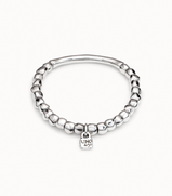 Bracciale UNOde50 placcato argento Sterling con elemento tubolare Ref. PUL1208