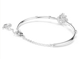 Bracciale Swarovski  Braccialetto  rigido Constella Taglio Round Dancing stone Bianco Placcato rodio Ref. 5743523