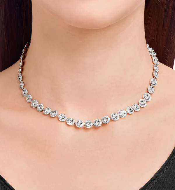 Collana Swarovski Una Angelic Tennis  taglio raund ref. 5117703