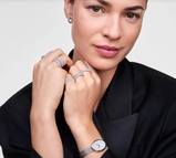 Orologio Daniel Wellington Juliette Braided Mesh White Sunray Silver DW00100884