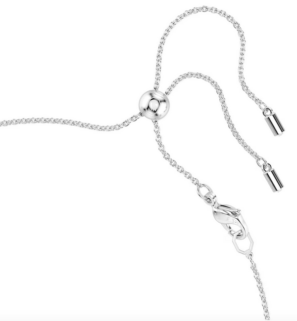 Girocollo Ariana Grande x Swarovski Crystal Pearl Taglio Round Bianco Placcato rodio ref. 5720865