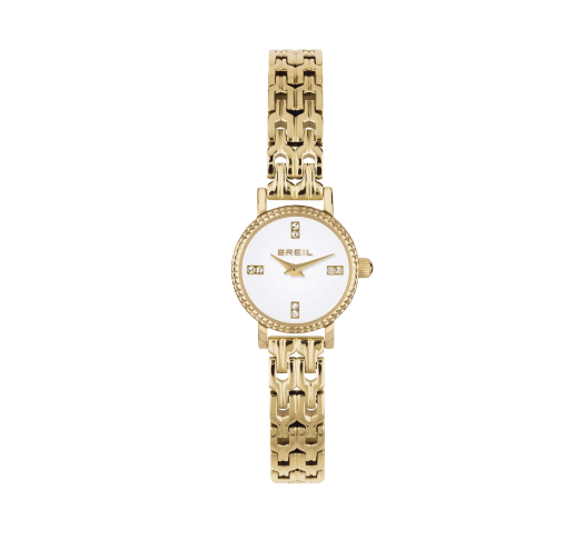 OROLOGIO BREIL DONNA CON QUADRANTE ORO E BRACCIALE IN ACCIAIO Ref. TW2020