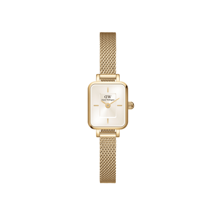 OROLOGIO DANIEL WELLINGTON QUADRO MINI EVERGOLD GOLD CHAMPAGNE 15,4 x 18,2 mm DW00100656