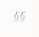 Orecchini UNOde50 Orecchini anello irregolari placcati argento Sterling Ref. PEN0358