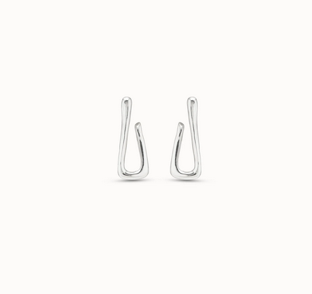 Orecchini UNOde50 Orecchini placcati argento Sterling a forma di maglia Ref.PEN0795