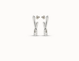 Orecchini UNOde50 Orecchini placcati argento Sterling a forma di maglia Ref.PEN0795