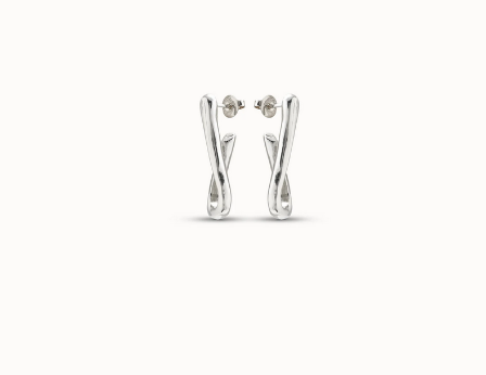 Orecchini UNOde50 Orecchini placcati argento Sterling a forma di maglia Ref.PEN0795