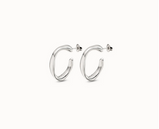 Orecchini UNOde50 a cerchio larghi placcati argento Sterling Ref. PEN0428