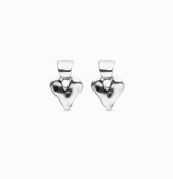 Orecchini UNOde50 a lobo in argento sterling placcato Ref. PEN1068