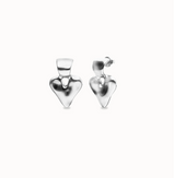 Orecchini UNOde50 a lobo in argento sterling placcato Ref. PEN1068