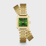 Orologio CLUSE Gracieuse Mini Watch Double Steel Forest Green Gold Colour CW15504