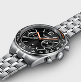 Orologio Cluse Aravis Dual Timer Watch Steel Black Silver Colour CW25603