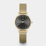 Orologio Cluse Boho Chic Petite Watch Mesh Crystals Grey Gold Colour  CW10501