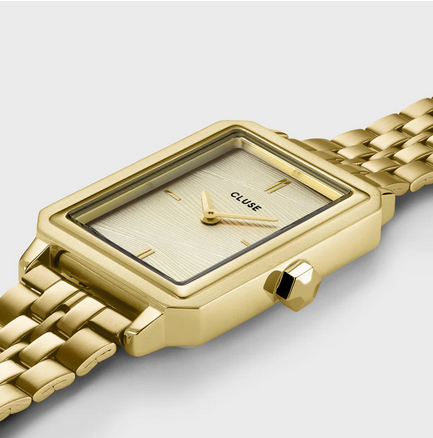 Orologio Cluse Fluette Watch Steel Sand Texture Full Gold Colour CW11511