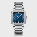 Orologio Cluse Quadrus Watch Steel Blue Silver Colour CW25701