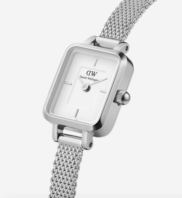 Orologio Daniel Wellington Quadro mini Sterling Bianco Ref. DW00100726