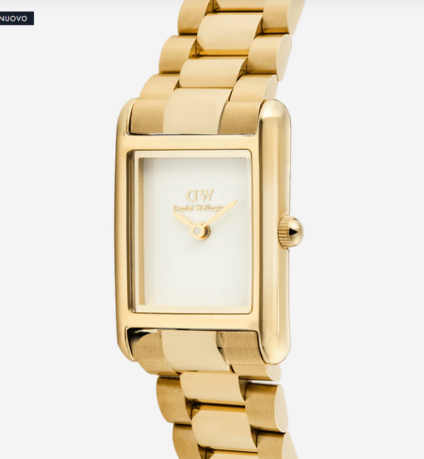 Orologio Daniel Wellington Bound Mini 3-Link Gold Bianco Gold Ref. DW00100931