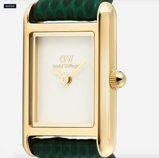 Orologio Daniel Wellington Bound Mini Black Lizard Gold White Ref. DW00100906