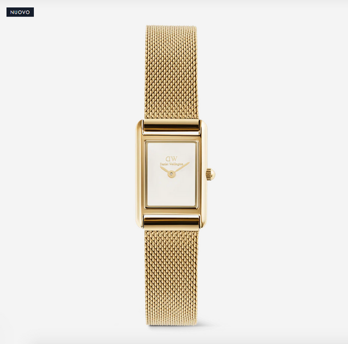 Orologio Daniel Wellington Bound Mini Evergold Bianco Bicolore Ref. DW00100928