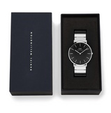 Orologio Daniel Wellington Classic Piano Onyx Silver Ref. DW00100774