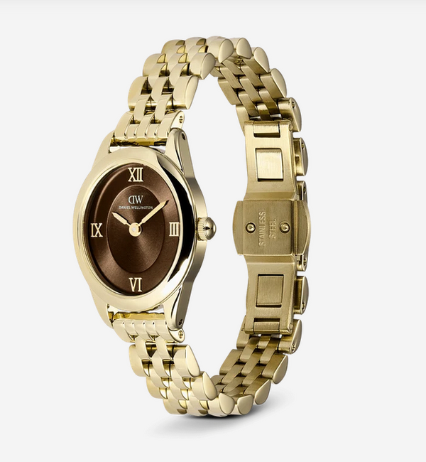 Orologio Daniel Wellington Ophelia Mini Beans Link Amber Gold Ref. DW00101018