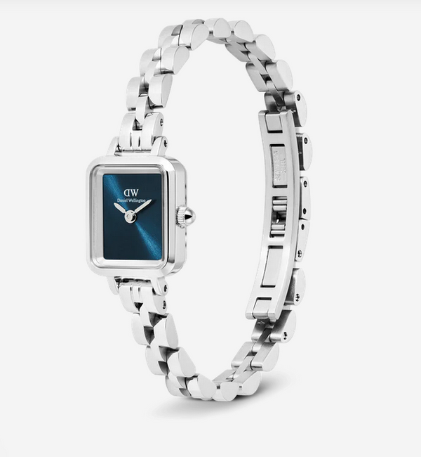 Orologio Daniel Wellington Quadro Mini Arch 3-link Arctic Sunray Silver DW00100846