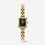 Orologio Daniel Wellington  Quadro Mini Arch 3-link Onyx Sunray Gold DW00100851