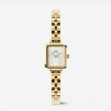 Orologio Daniel Wellington  Quadro Mini Arch 3-link White Sunray Gold  DW00100850