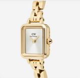Orologio Daniel Wellington  Quadro Mini Arch 3-link White Sunray Gold  DW00100850