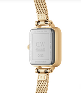 Orologio Daniel Wellington Quadro mini Lumine Bezel Gold Ref. DW00100730