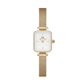 Orologio Daniel Wellington Quadro mini Lumine Bezel Gold Ref. DW00100730