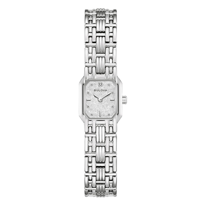 Orologio Donna Bulova Sophia Goddess of time Bianco Silver Ref. 96P263