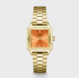 Orologio Gracieuse Petite Watch Steel, Apricot, Gold Colour  CW11807