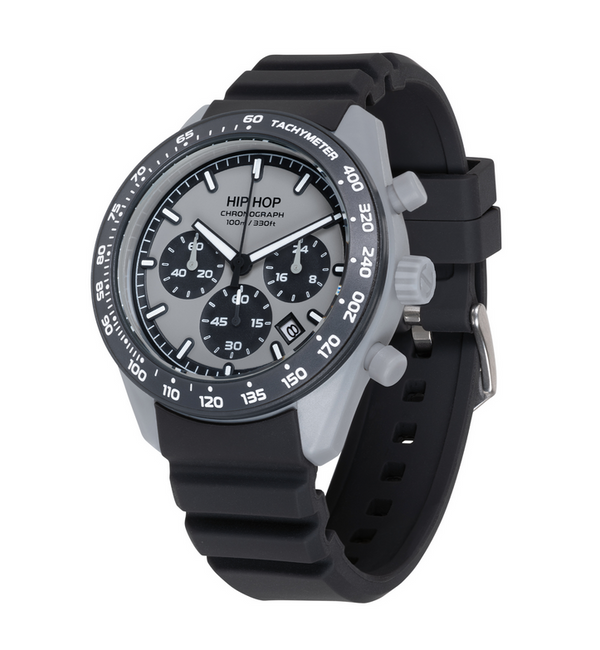 Orologio Cronografo Hip Hop Watch Graphite Black XT10 Ref. HWU1344