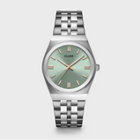 Orologio Retro 70's Watch Steel Sage Green Silver Colour CW35103