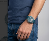 Orologio Cronografo Hip Hop Watch Blue Ocean XT10 Ref. HWU1345