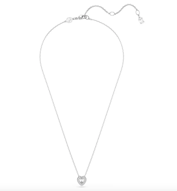 Pendente Ariana Grande x Swarovski Taglio misto Cuore Bianco Placcato rodio ref. 5720852