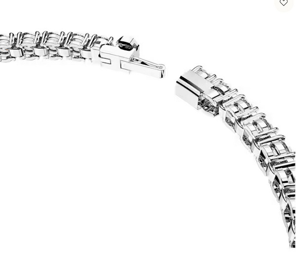 Bracciale Swarovski Braccialetto Matrix Tennis Taglio Round, Bianco, Placcato rodio Ref. 5648938