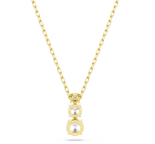 Swarovski Collana Pendente Stilla Attract Taglio Round, Bianco, Placcato color oro Ref. 5723298