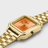 Orologio Gracieuse Petite Watch Steel, Apricot, Gold Colour  CW11807