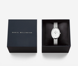 Orologio Daniel Wellington Juliette Braided Mesh White Sunray Silver DW00100884