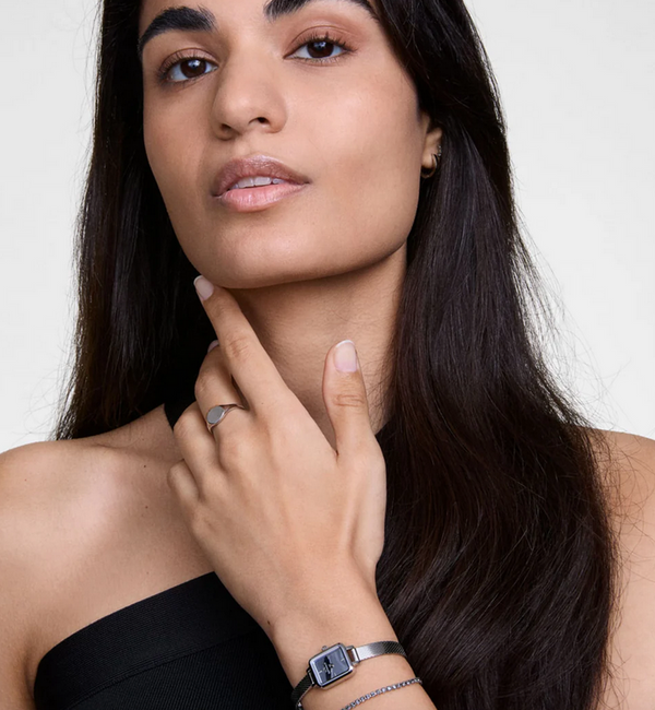 OROLOGIO DANIEL WELLINGTON Quadro Mini Reflection Silver 15,4 x 18,2 mm DW00100800