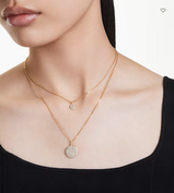 Pendente Swarovski stratificato Sublima Bianco, Placcato color oro Ref. 5683442