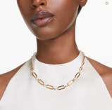 Swarovski Collana Constella Bianca, Placcato color oro Ref. 5683354