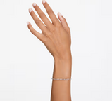 Bracciale Swarovski Braccialetto Matrix Tennis Taglio Round, Bianco, Placcato rodio Ref. 5648938