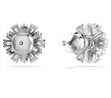 Orecchini a lobo Idyllia Taglio misto, Fiocco Di Neve, Bianchi, Placcato rodio Ref. 5691483