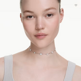 Swarovski Collana Pendente  Collana Una Angelic Taglio Round, Motivi a doppia faccia, Bianca, Placcato rodio Ref. 5732275