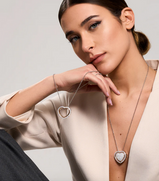 Collana Roberto Giannotti in Argento con 3 Cuori Pendenti e Zirconi bianchi Ref. GIA448