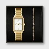 Orologio CLUSE Gift Box Fluette Watch Steel, White Stones & Zircon Bracelet, Gold Colour Ref. CG11508
